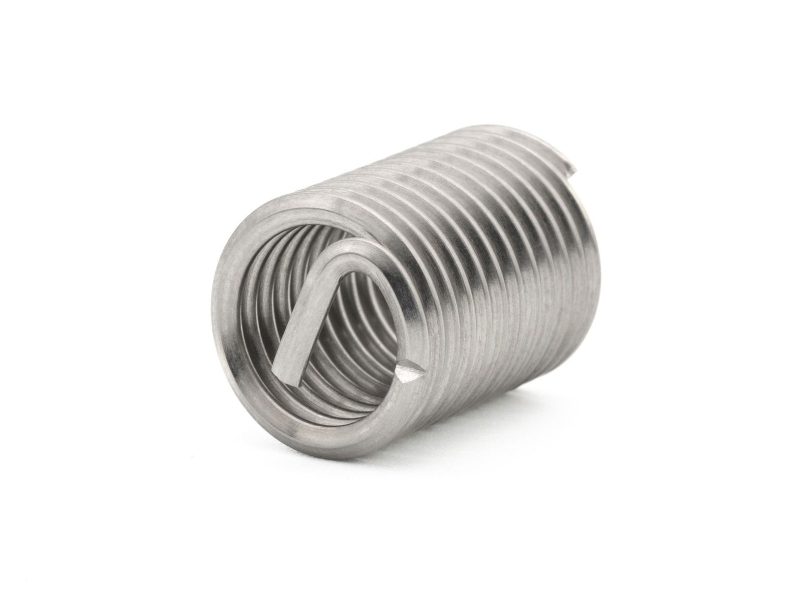 BaerCoil Drahtgewindeeinsätze M 3 x 0,5 - 2,0 D (6 mm) - frei durchlaufend - Inconel X750 - 10 St.