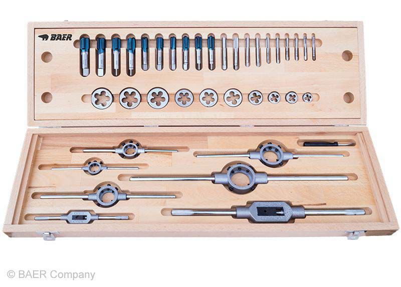 BAER SET HSS: Handgewindebohrer | Schneideisen | Werkzeuge : NPT 1/8 - 1"