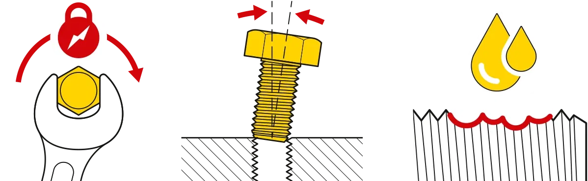 thread damage causes thread damage causes