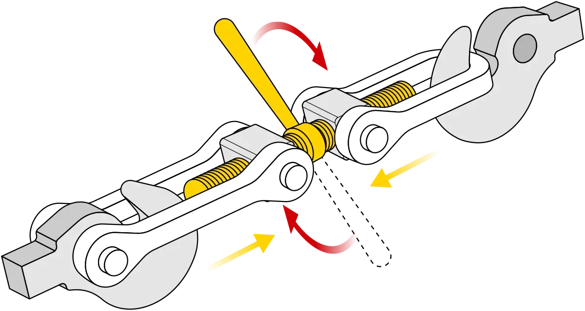 Railway UIC Screw Coupler