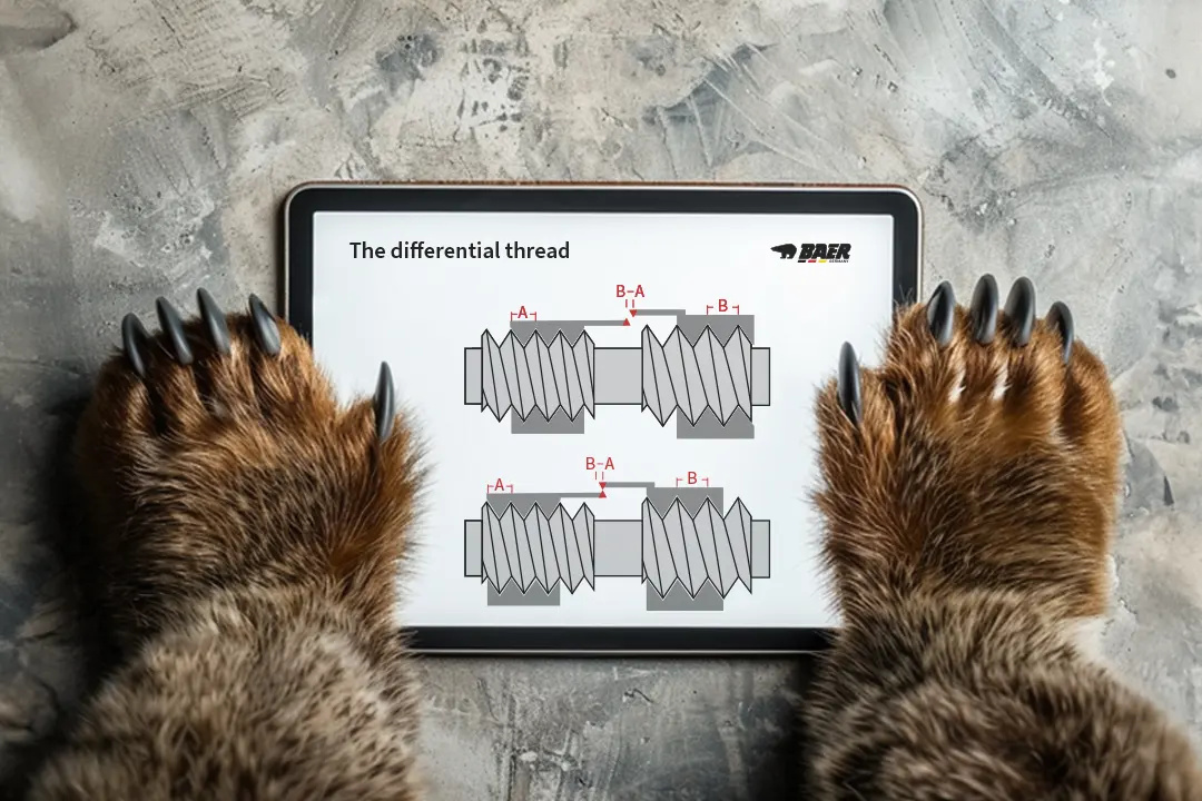 Das Differenzgewinde ist ein einfacher Mechanismus mit großer Wirkung