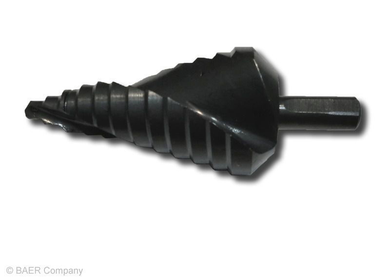 HSS-TiAlN Stufenbohrer 6 - 38 mm (12 Stufen)