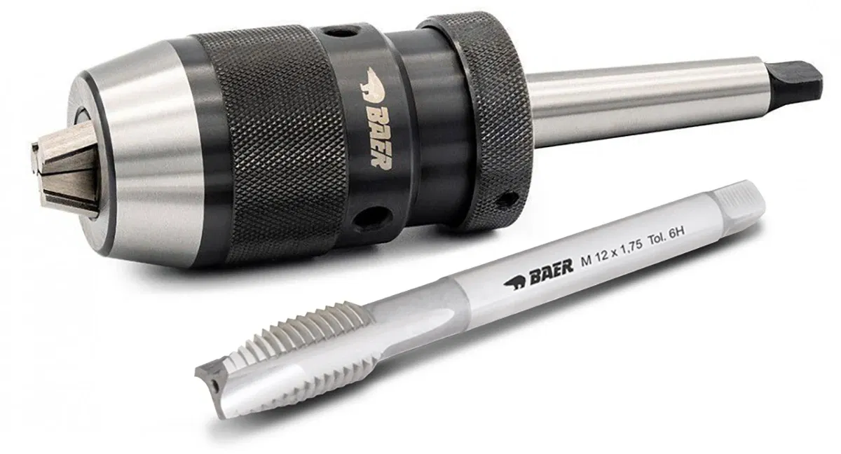 Drill chuck and thread tap by BAER