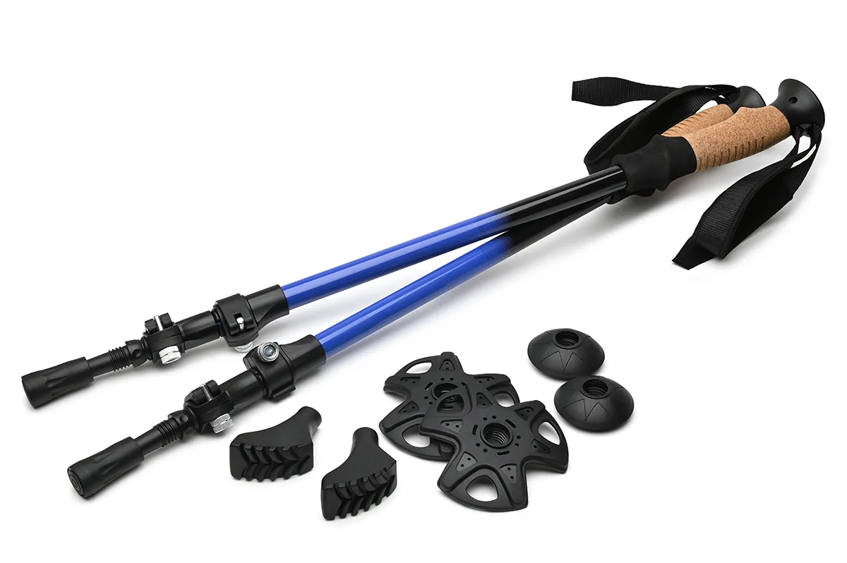  Telescopic trekking poles