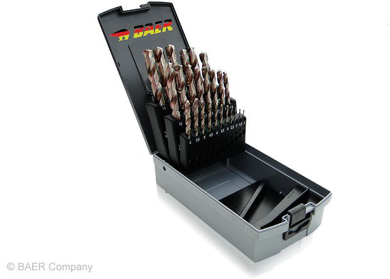 HSSE Extreme Drill Bit Set (0.5mm increasing) 1 - 10.5 mm + Core Hole Drill Bit M3 - M12