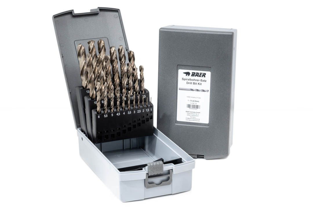 HSSE Extreme Drill Bit Set (0.5mm rising) 1 - 13 mm