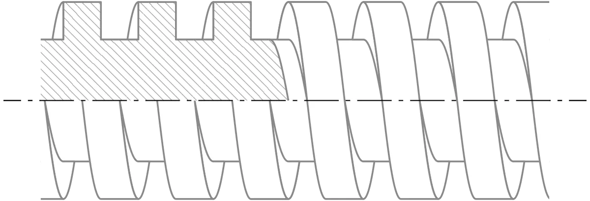 Square Thread Cross section