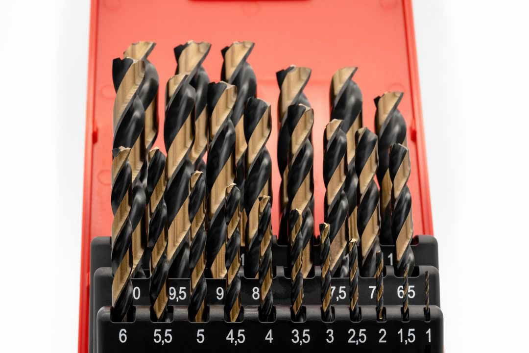 HSSE Power Drill Bit Set (0.5mm rising) 1 - 13 mm with three-face shank