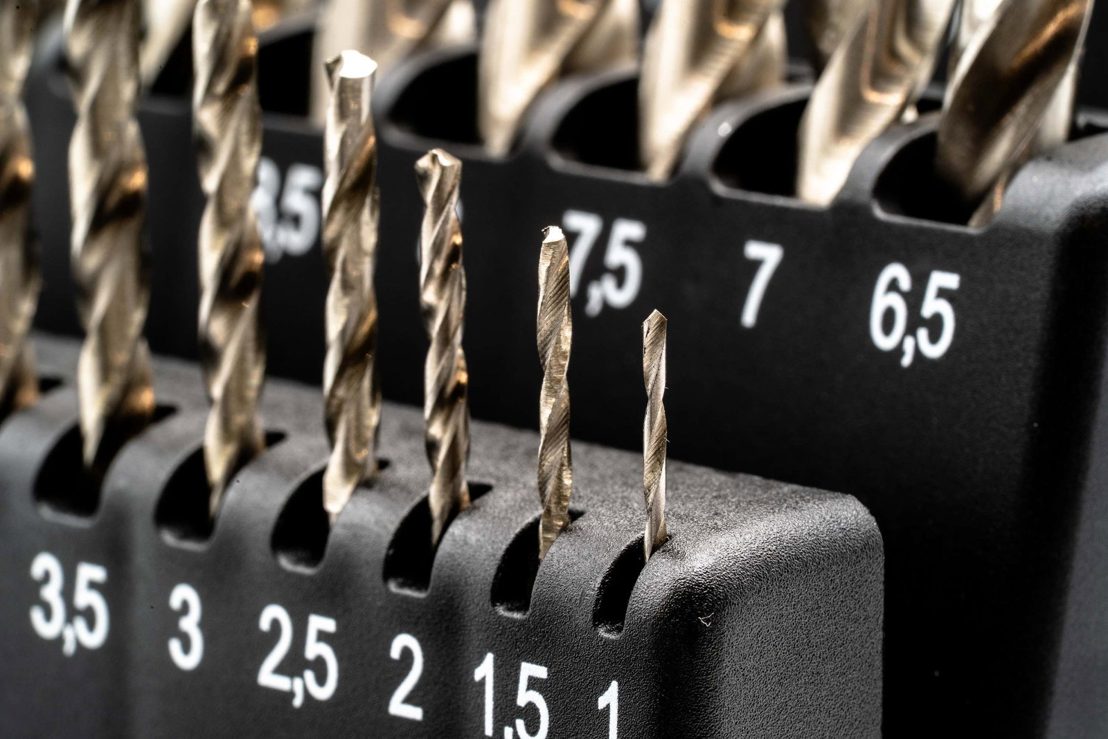 HSSG Drill Bit Set (0.5mm rising) 1 - 10 mm – Image 4