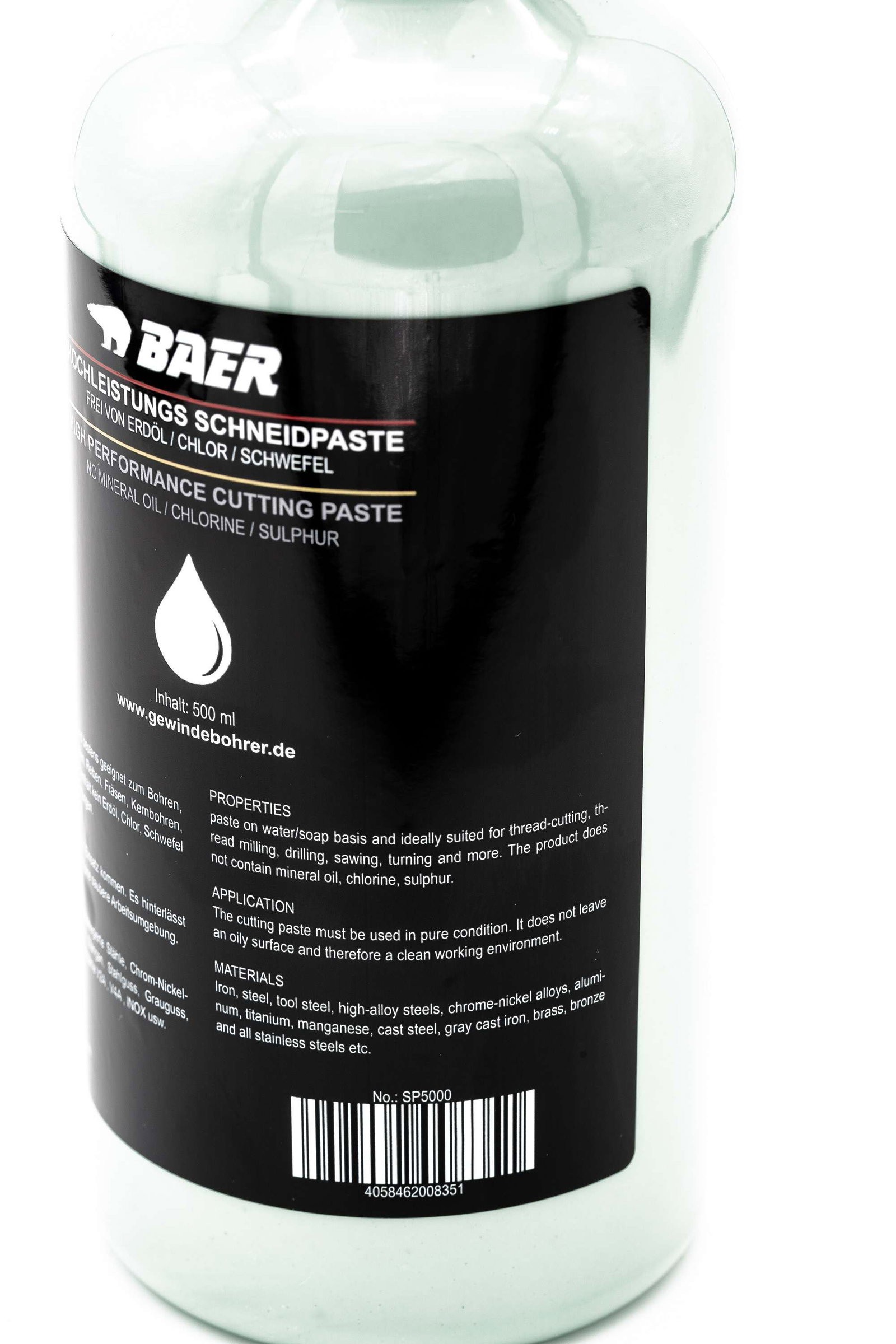 BAER High Performance Cutting Paste 500 ml