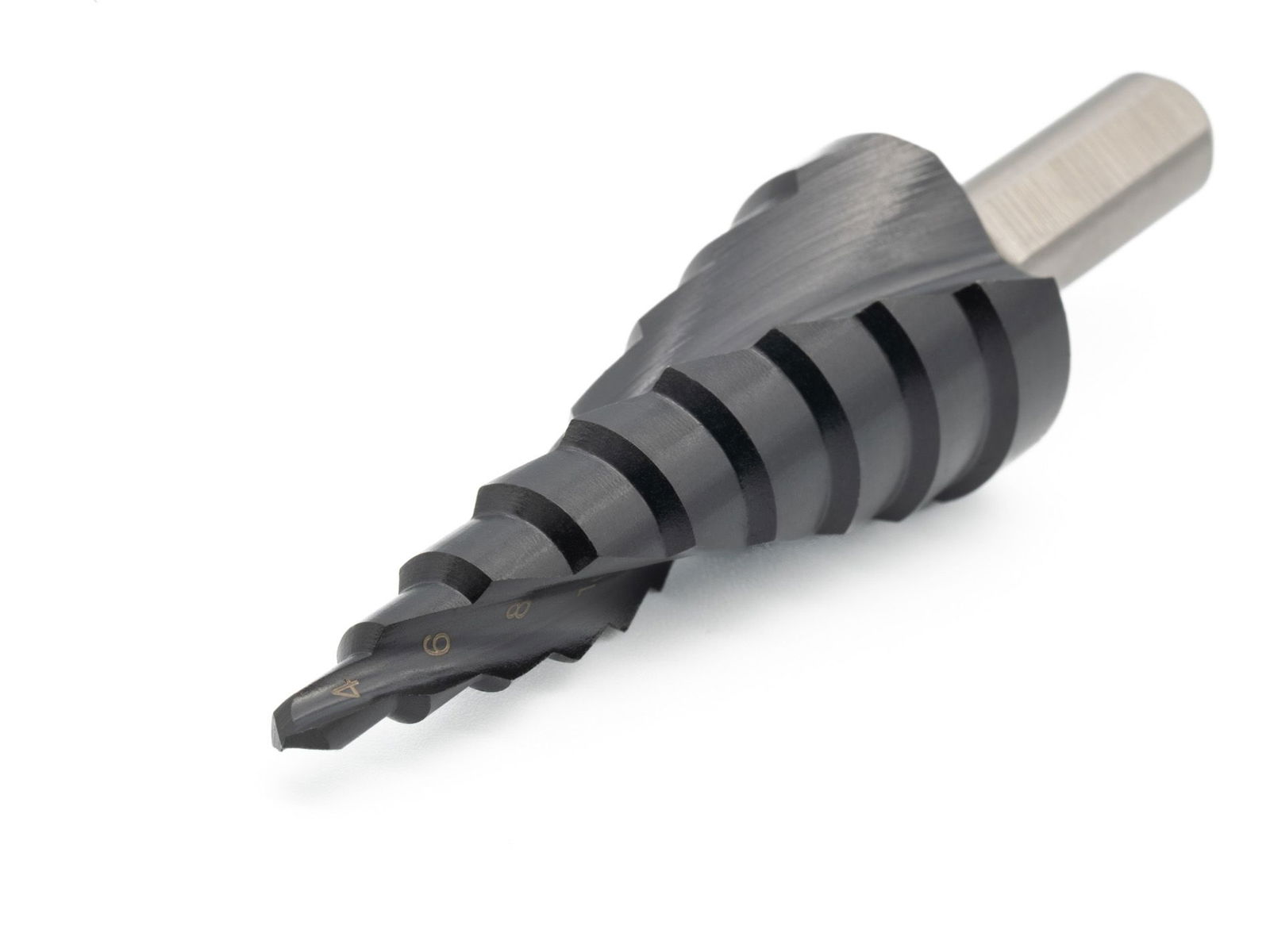 HSS-TiAlN Step Drill 4 - 20 mm (9 steps) – Image 5