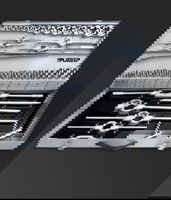Illustration of M3-M24 Set: tool holders | HSSG hand tap sets | HSS dies