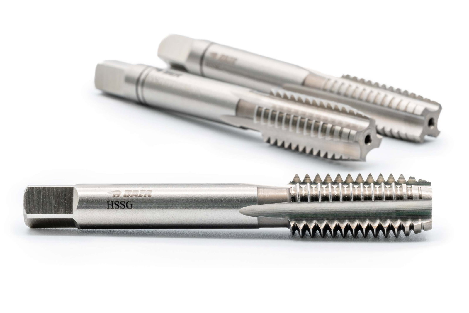BAER HSSG Set di rubinetti a mano (3 pezzi) UNC 7/16 x 14 - SINISTRA – Immagine 5