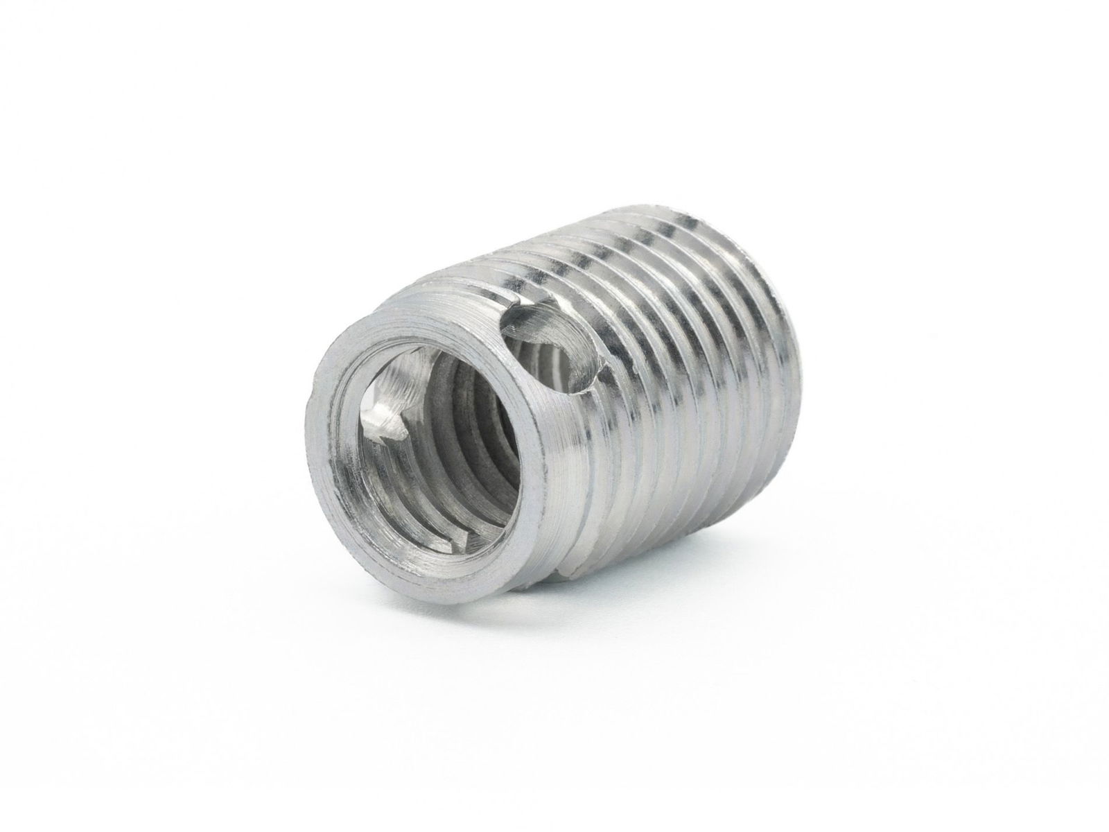 BaerFix Gewindeeinsätze mit Schneidbohrungen M 4 x 0,7 - 8 mm - 100 Stück
