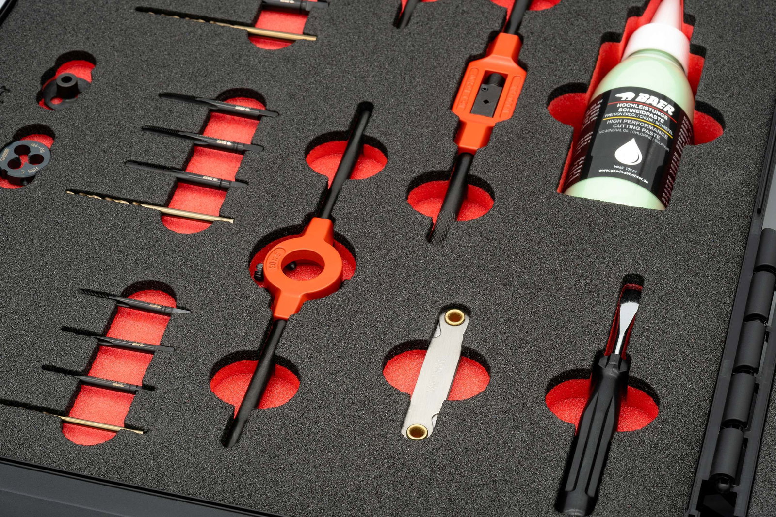 BAER ULTRA SET HSSE STAINLESS STEEL: Hand Taps | Cutting Dies | Tools | Cutting Paste: M 3 - 12 – Image 4