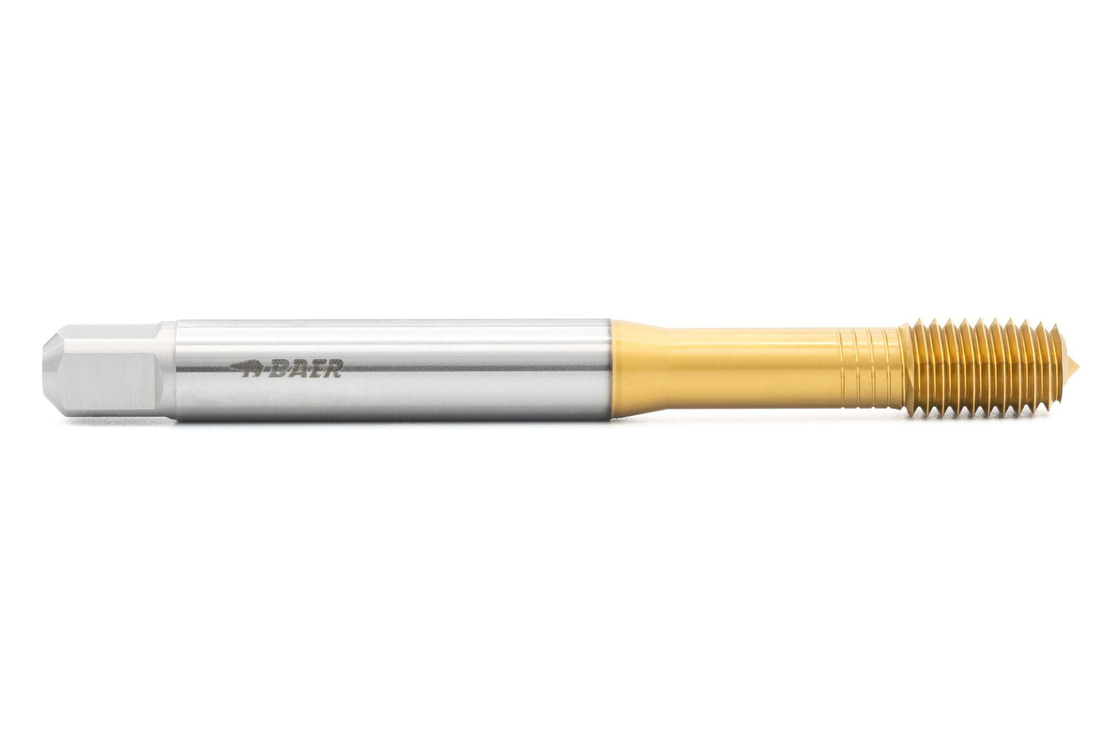 BAER HSSE-TiN Forming Tap M 5 x 0.8 - DIN 371 without oil grooves