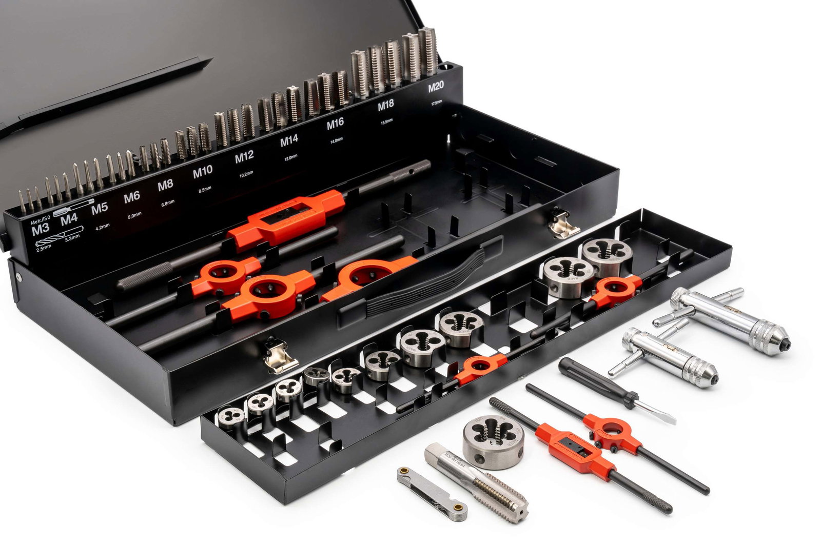 BAER SET HSS Handgewindebohrer | Schneideisen | Werkzeuge : M 3 - 20 – Bild 4