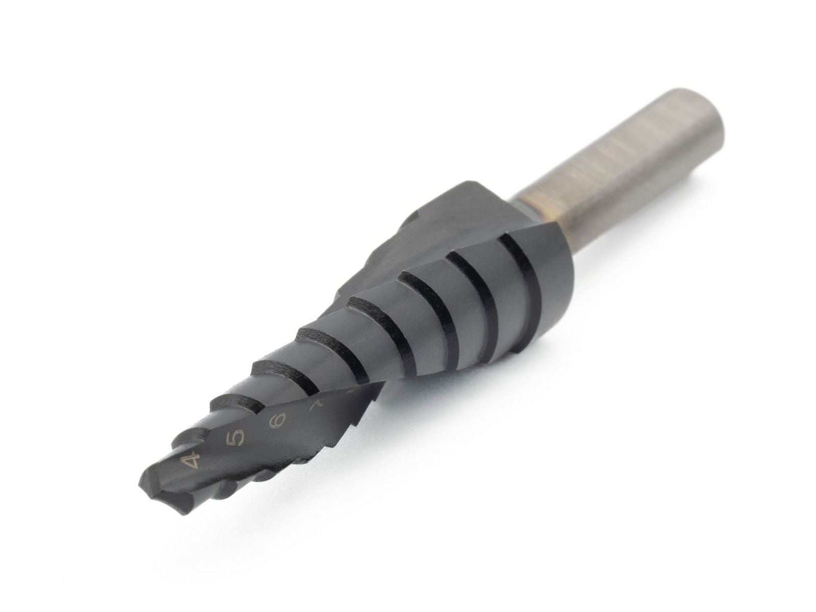 HSS-TiAlN Step Drill 4 - 12 mm (9 steps) – Image 5