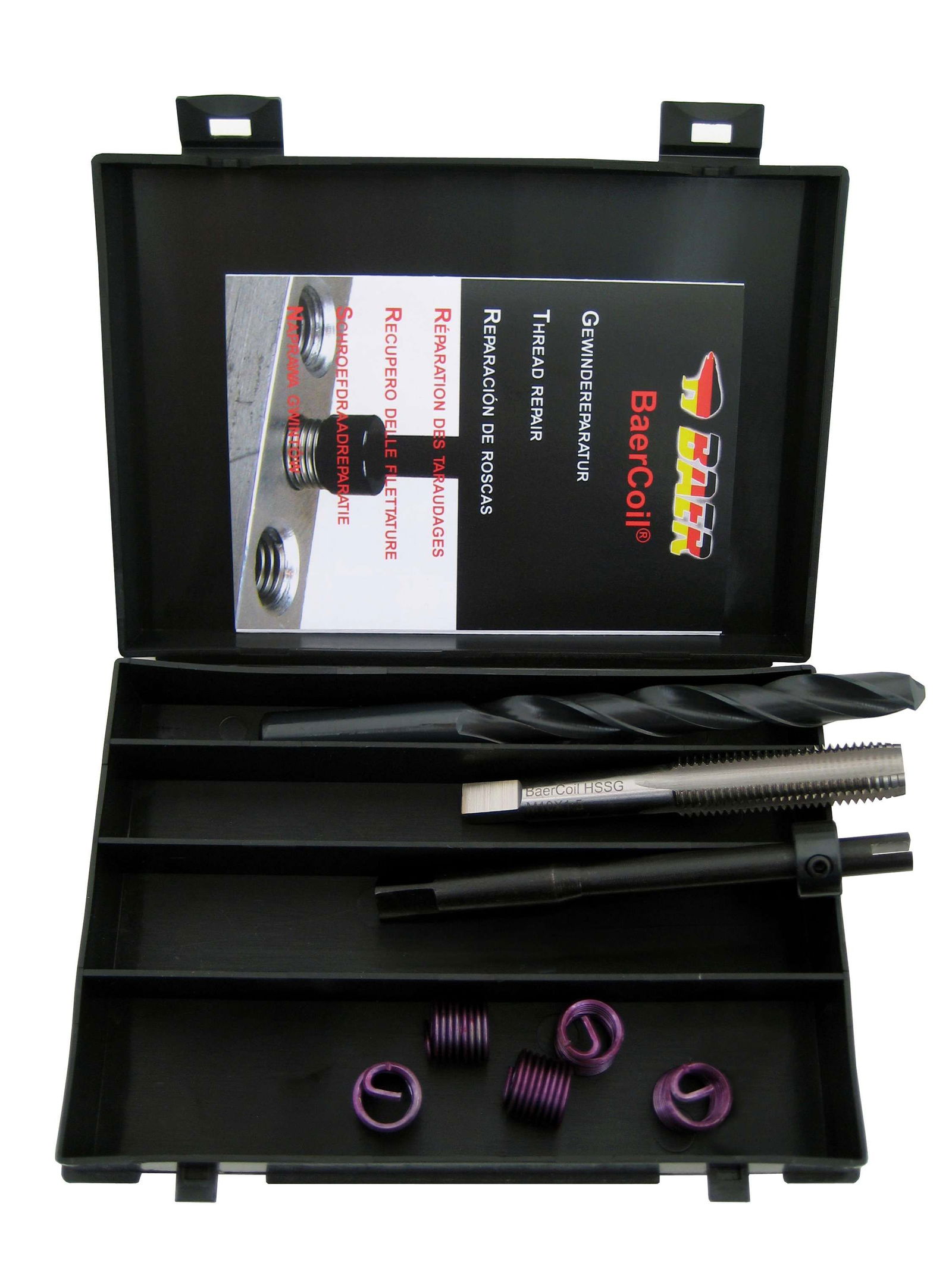 Kit di riparazione della filettatura BaerCoil M 14 x 2,0 (bloccaggio della vite)