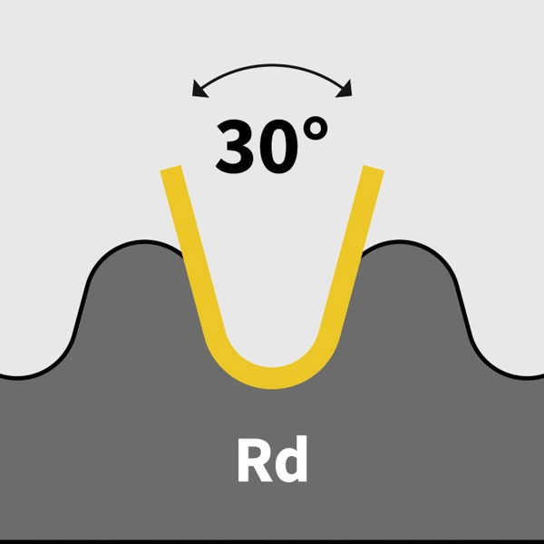 Illustration de  Rd - filetage rond