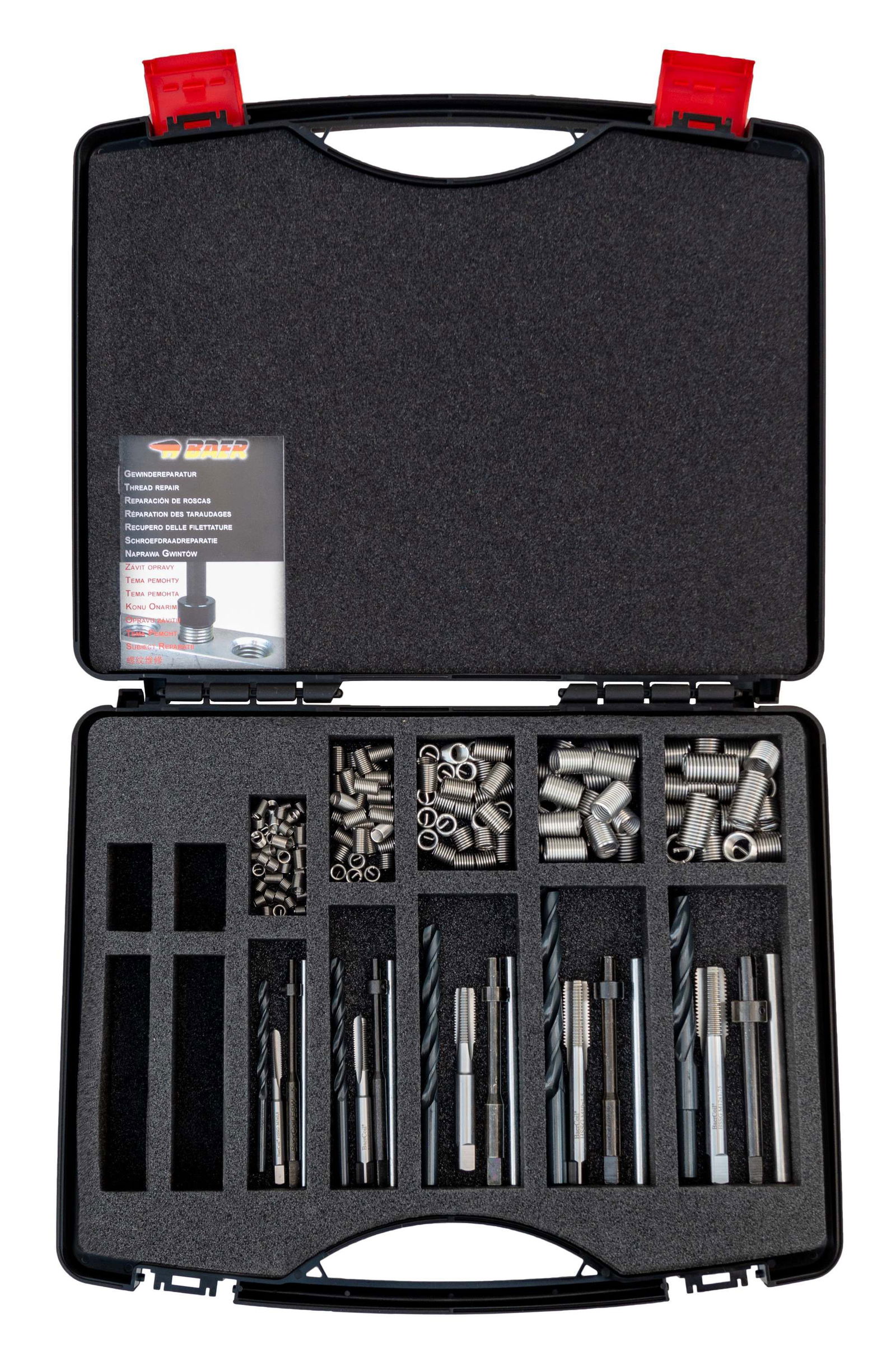 BaerCoil Kit di officina per la riparazione della filettatura UNF 1/4 - 1/2"