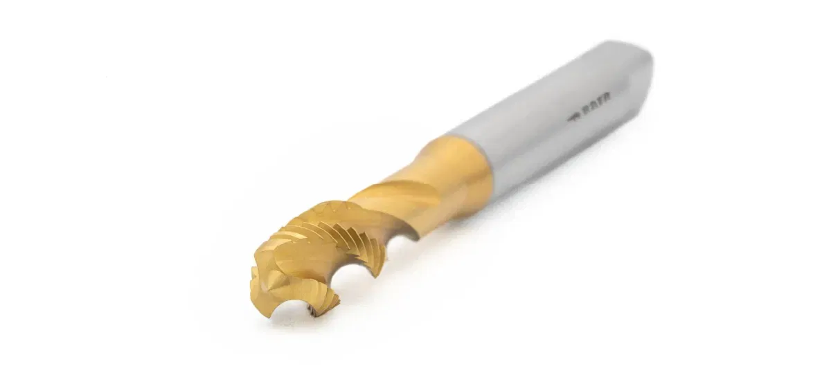 Titanium nitride coated tap Titanium nitride coated tap