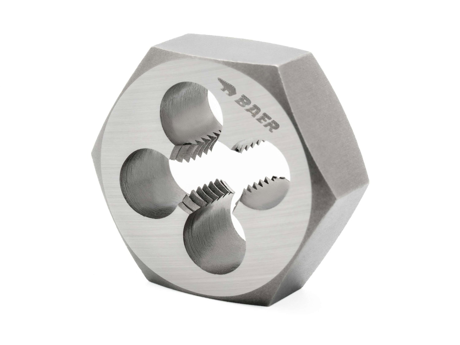 BAER Sechskantschneidmutter M 12 x 1,75 - LINKS - HSS