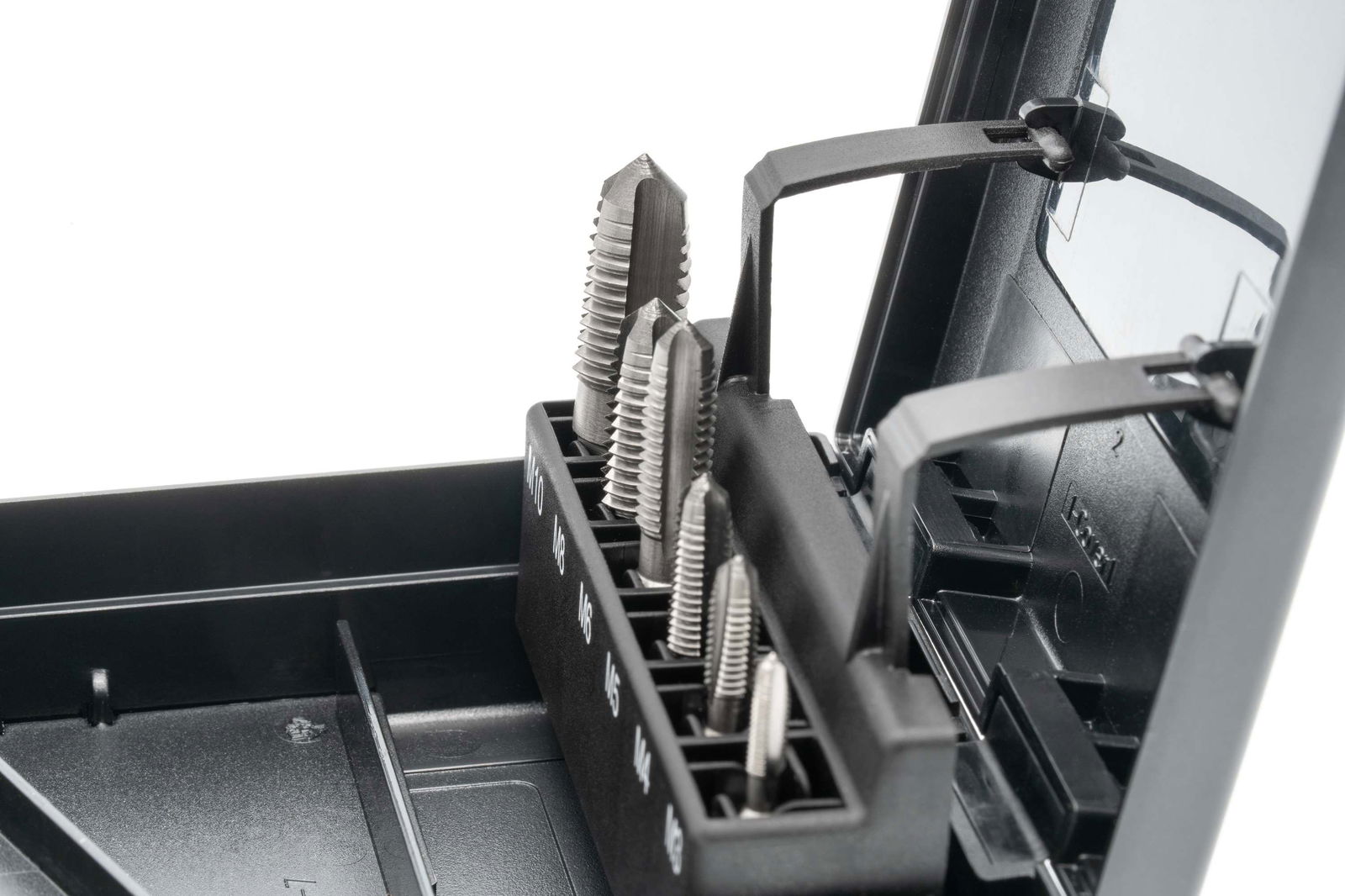 BAER Set HSSG: Bit-Einschnittgewindebohrer für Akkuschrauber & Halter: M 3 - 10 – Bild 4