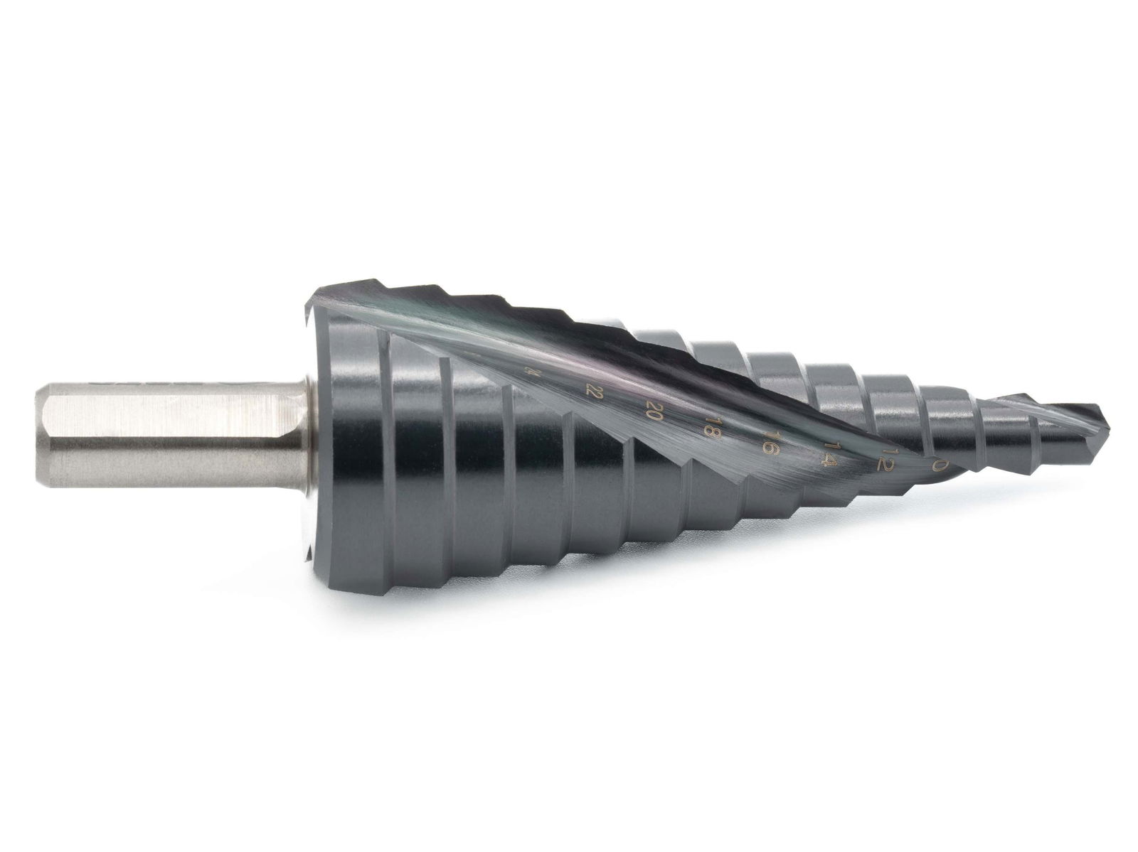 HSS-TiAlN Step Drill 6 - 30 mm (13 steps)