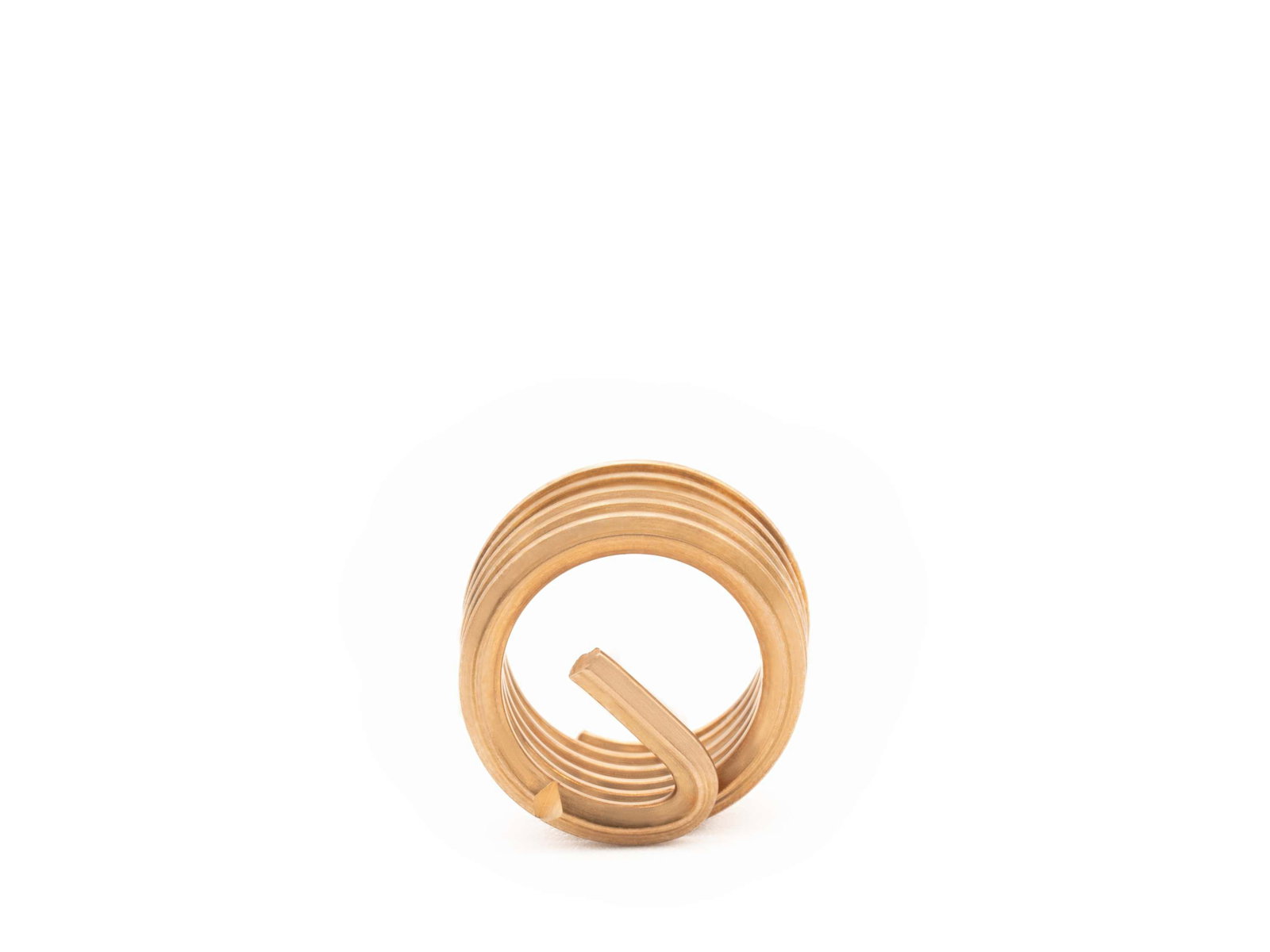 BaerCoil Drahtgewindeeinsätze M 12 x 1,75 - 1,0 D (12 mm) - frei durchlaufend - Bronze - 100 Stück – Bild 4