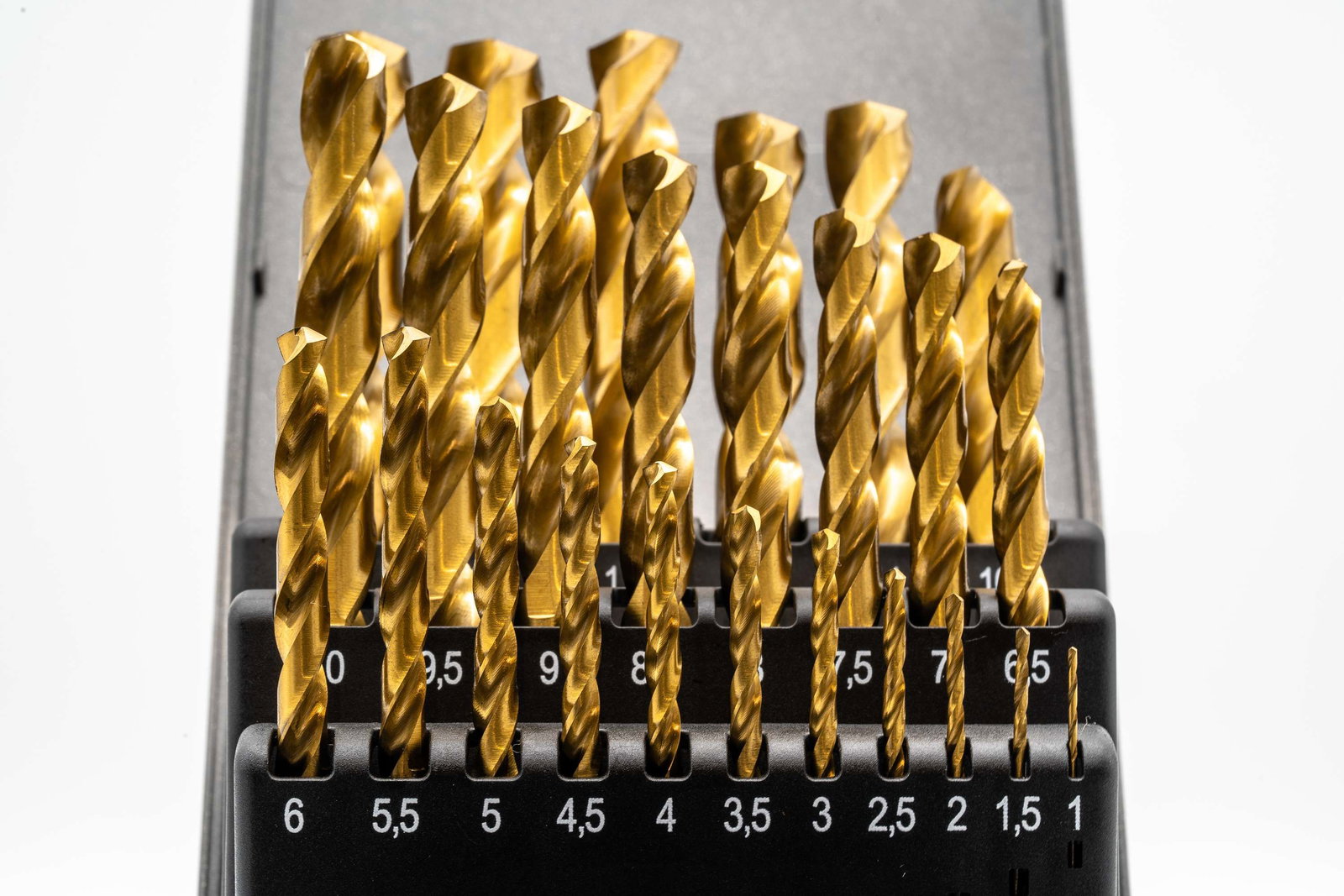 Set di punte HSSG-TiN (0,5 mm in aumento) 1 - 13 mm – Immagine 7