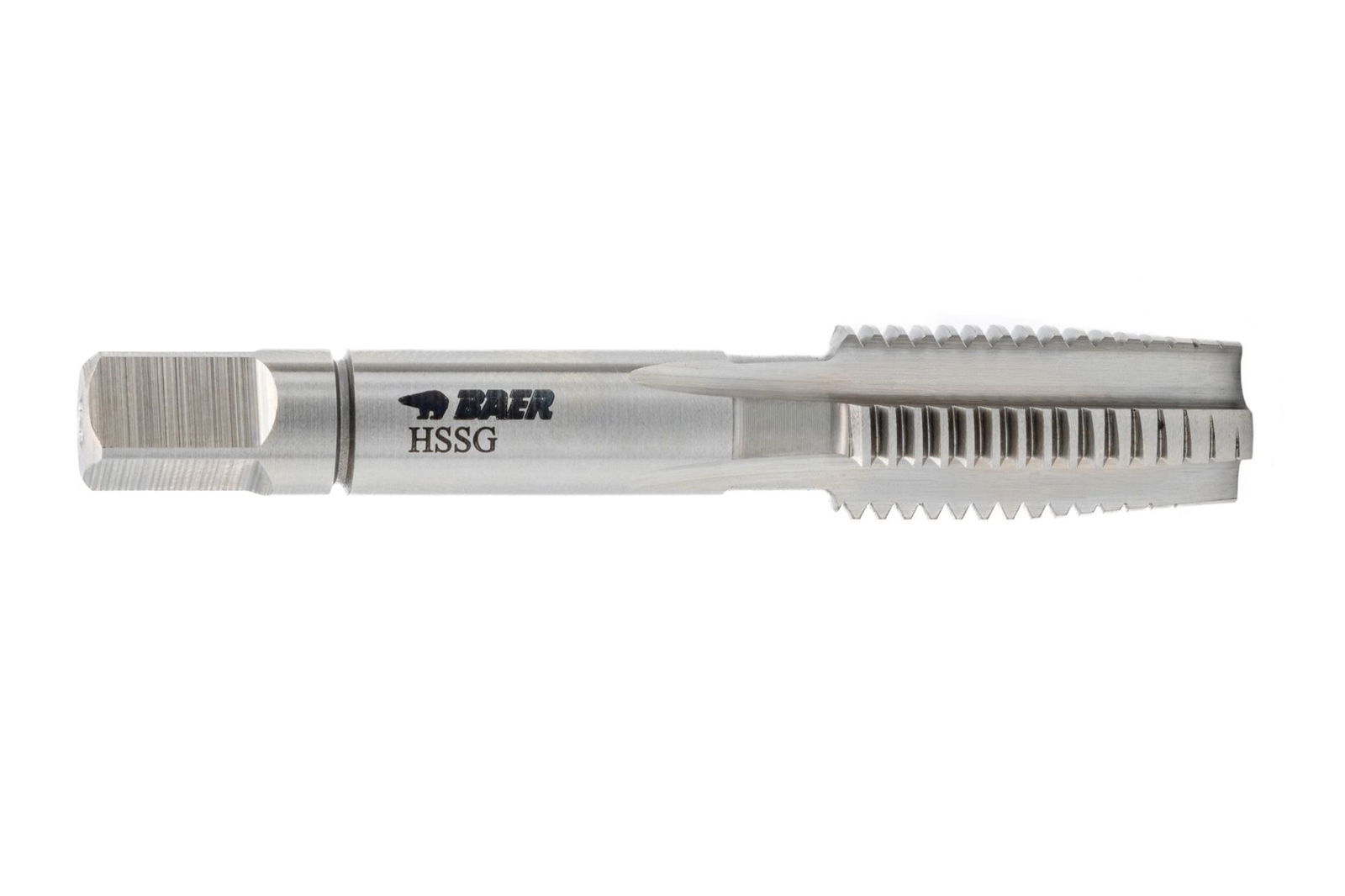 BAER HSSG Hand Tap Taper (No. 1) G (BSP) 1/4 x 19 - LEFT