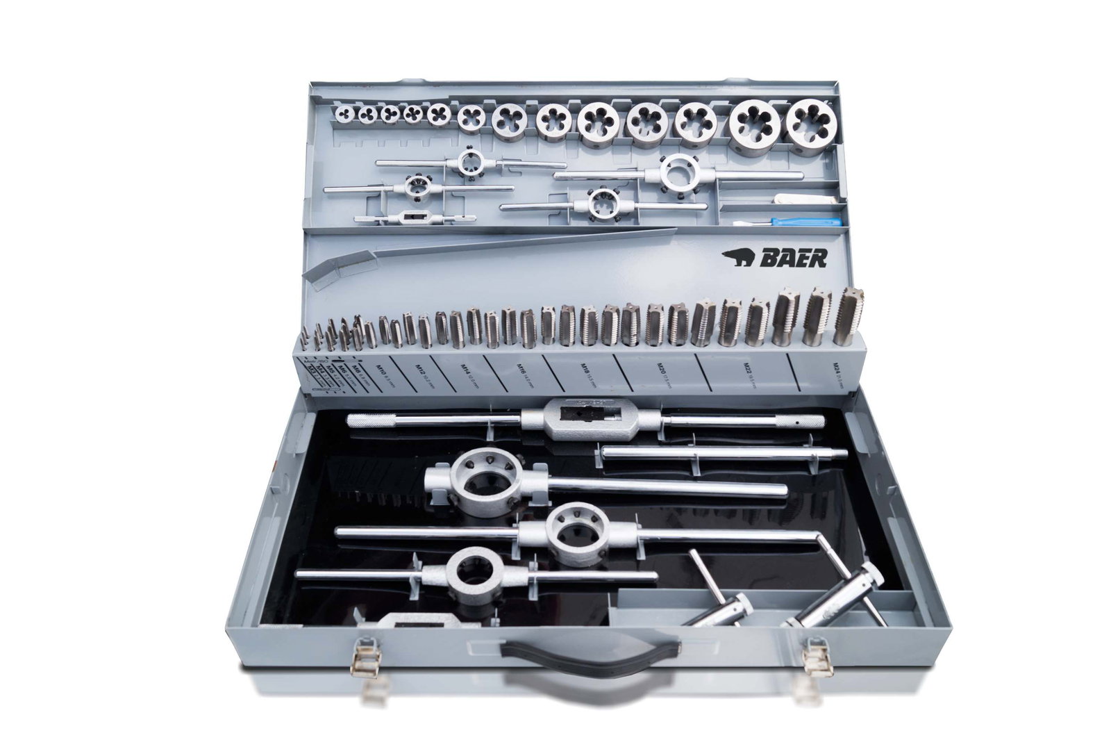 BAER SET HSS Tarauds manuels | Filières | Outils : M 3 - 24 – Image 1