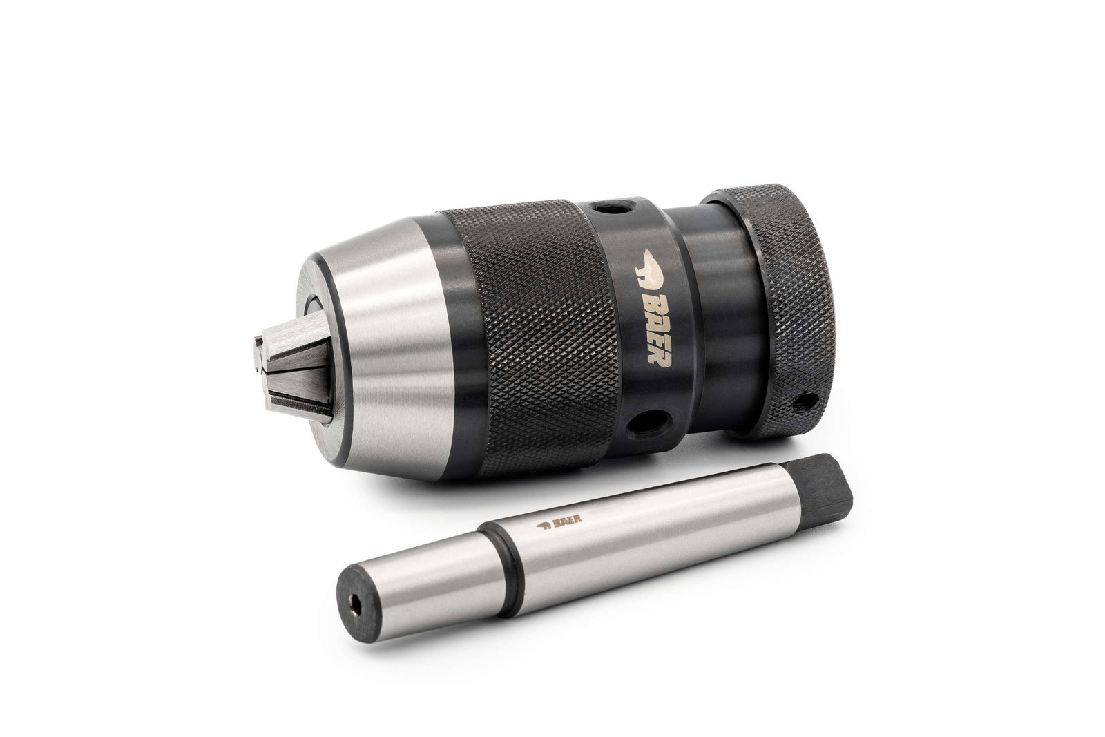 BAER Drill Chuck 0.2 - 13 mm | incl. taper shank arbor: MT 2 | keyless drill chuck