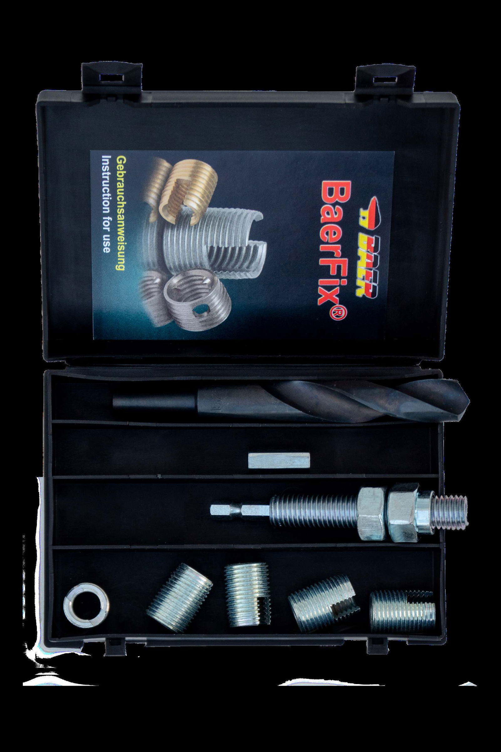 BaerFix Gewindereparatur-Satz UNC 3/8 x 16 im Koffer