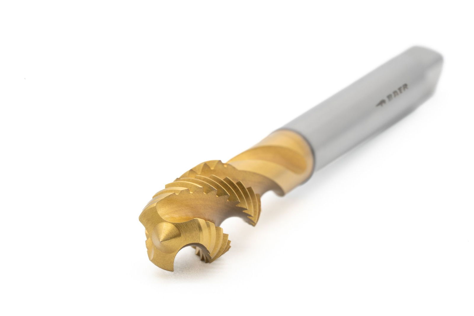 BAER HSSE-TiN screw tap 35° RSP - M 20 x 2.5 - DIN 376 high-alloy steels