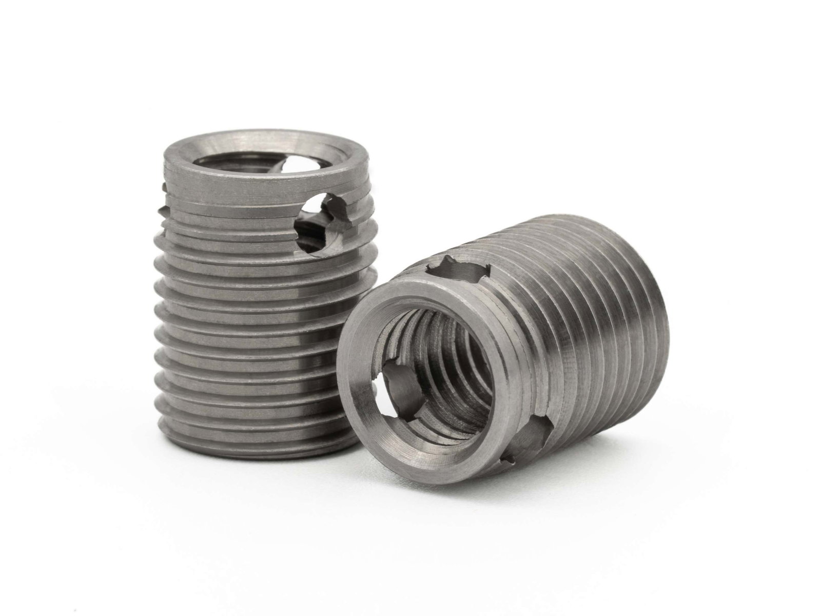 BaerFix Inserts filetés avec Alésages de coupe M 10 x 1,5 - 18 mm - 1.4305 - 100 pièces