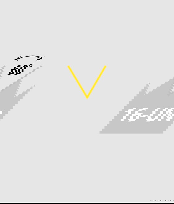 Illustration de 16-UN avec 16 vitesses par pouce