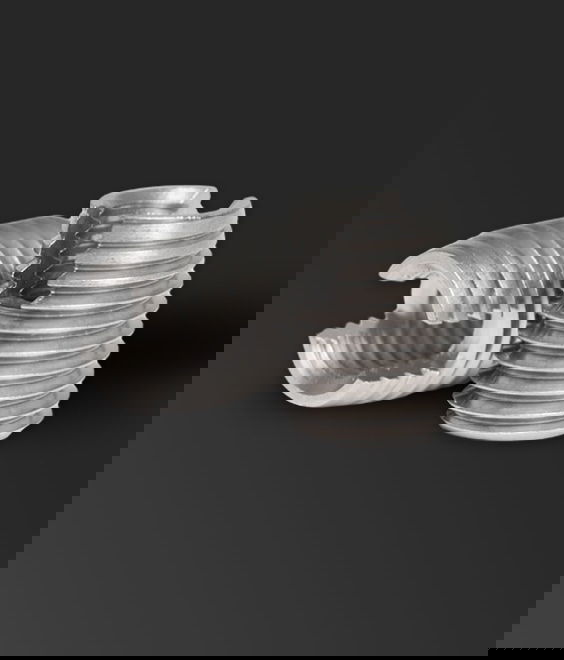 Illustration of Stainless steel 1.4571 (V4A / AISI 316Ti)