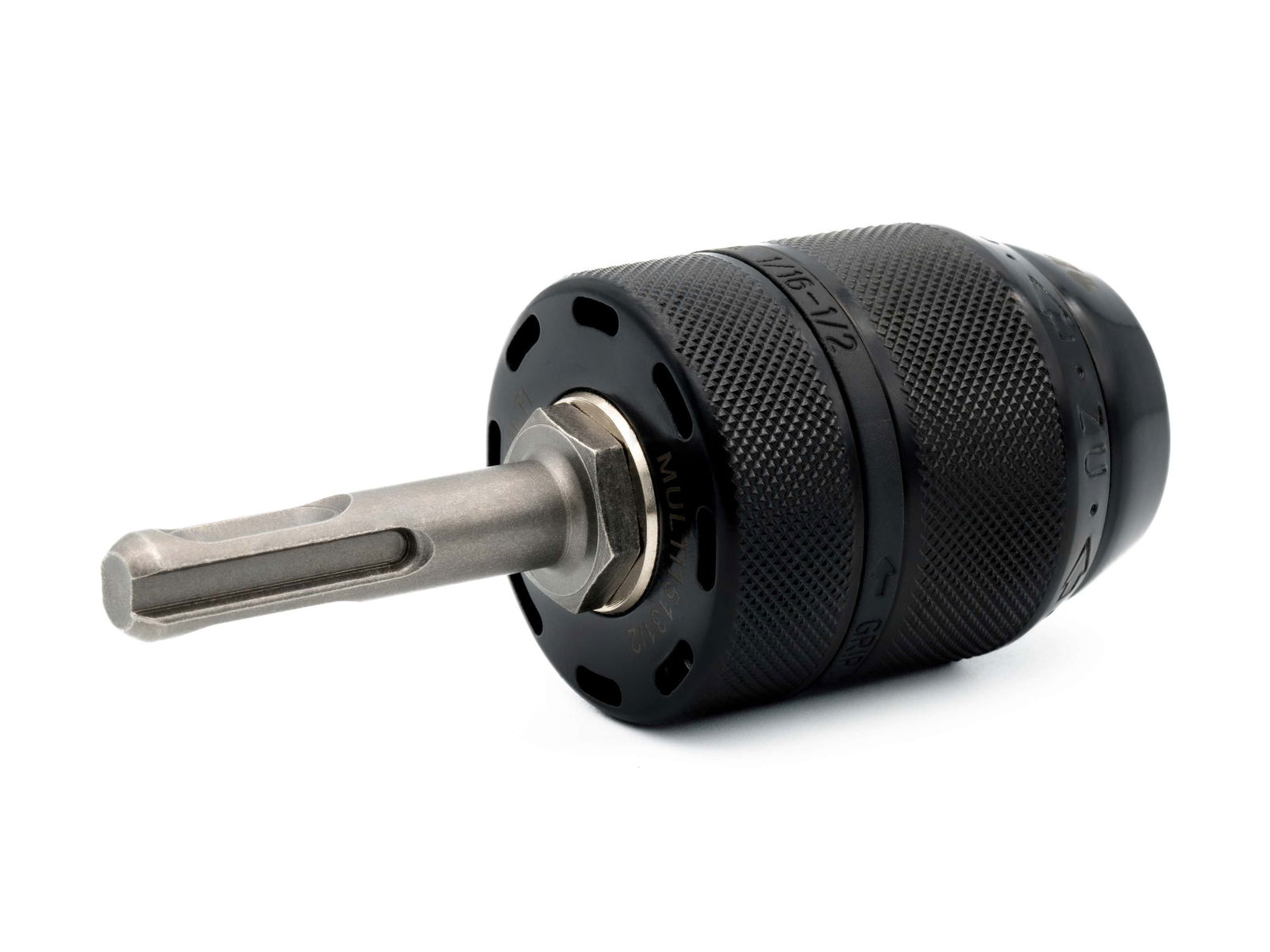 MULTI Mandrino a sgancio rapido da 1,5 a 13,0 mm e adattatore SDS-plus per martello perforatore – Immagine 5