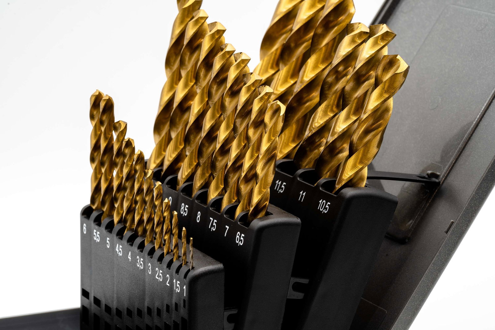 HSSG-TiN Drill Bit Set (0.5mm increasing) 1 - 13 mm – Image 2