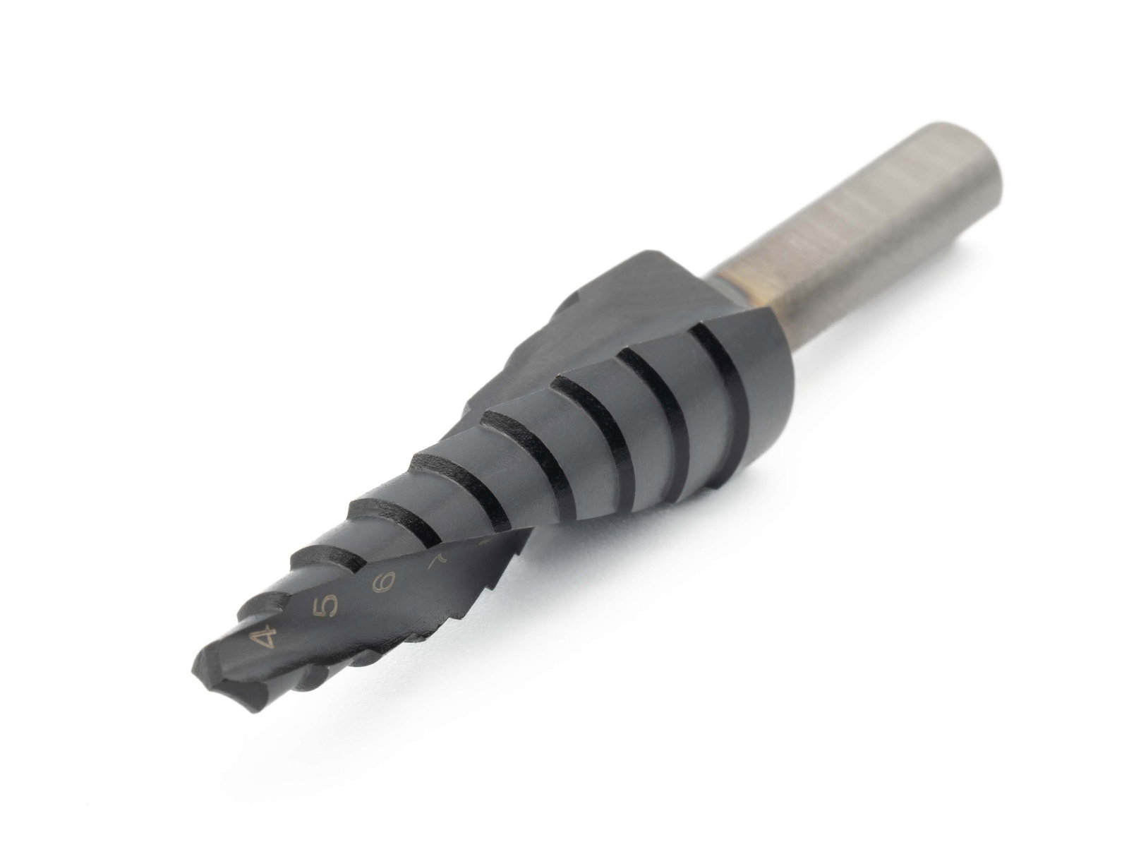 HSS-TiAlN Step Drill 4 - 12 mm (9 steps)
