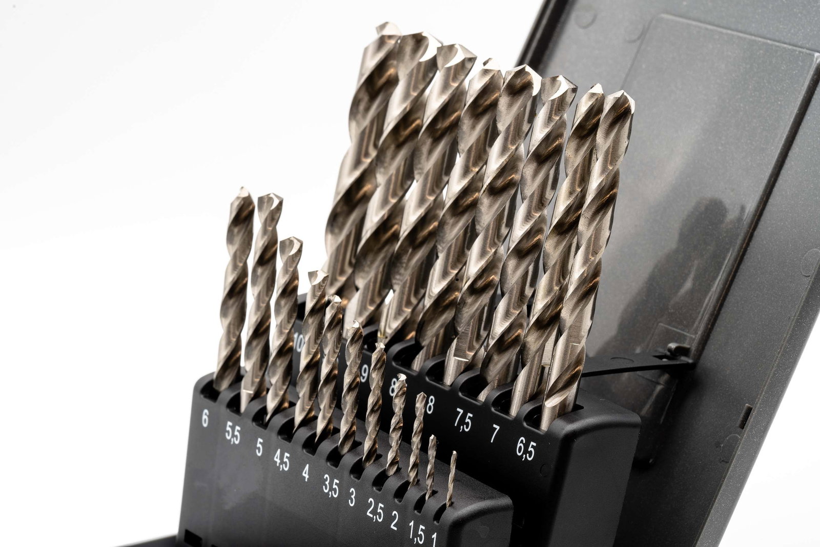 HSSG Drill Bit Set (0.5mm rising) 1 - 10 mm