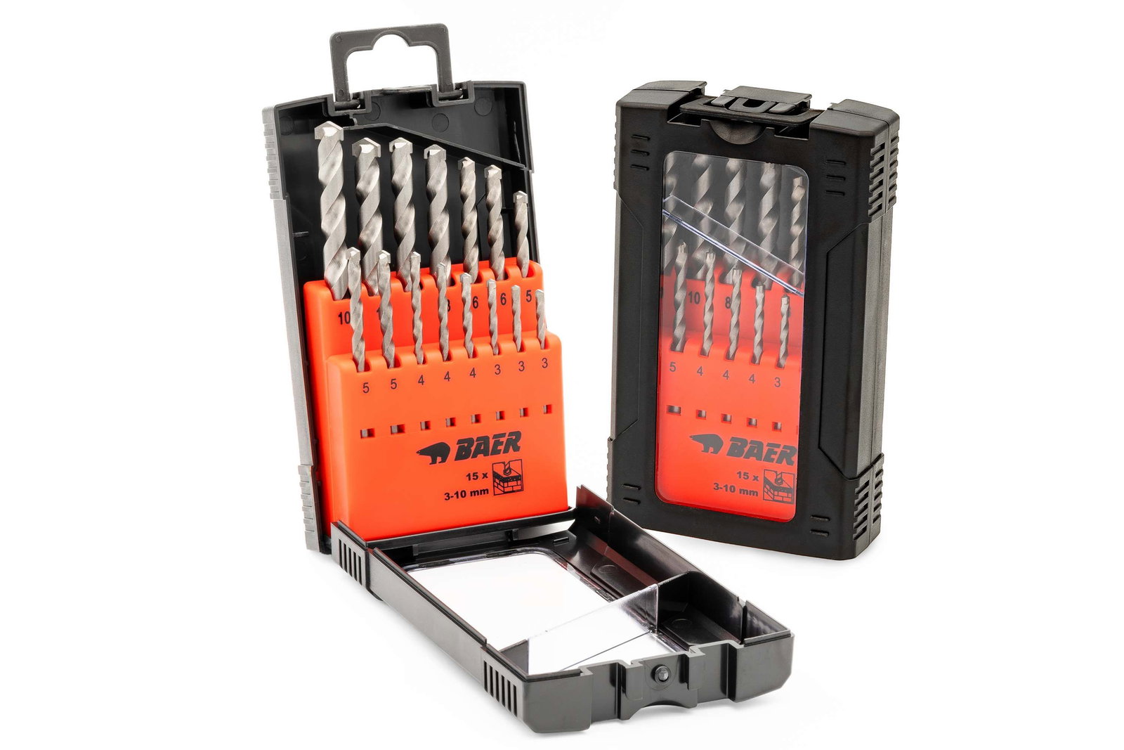 Masonry Drill Bit Set (15 pcs.) 3 - 10 mm