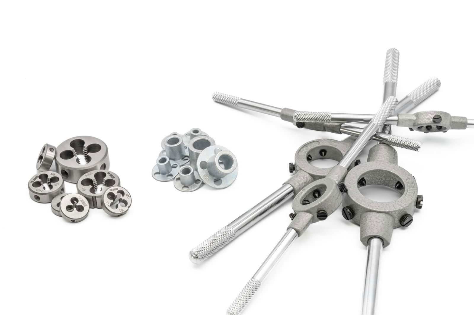 BAER Set HSS: Round Dies | Die Stocks | Guides: M 3 - 12 – Image 8