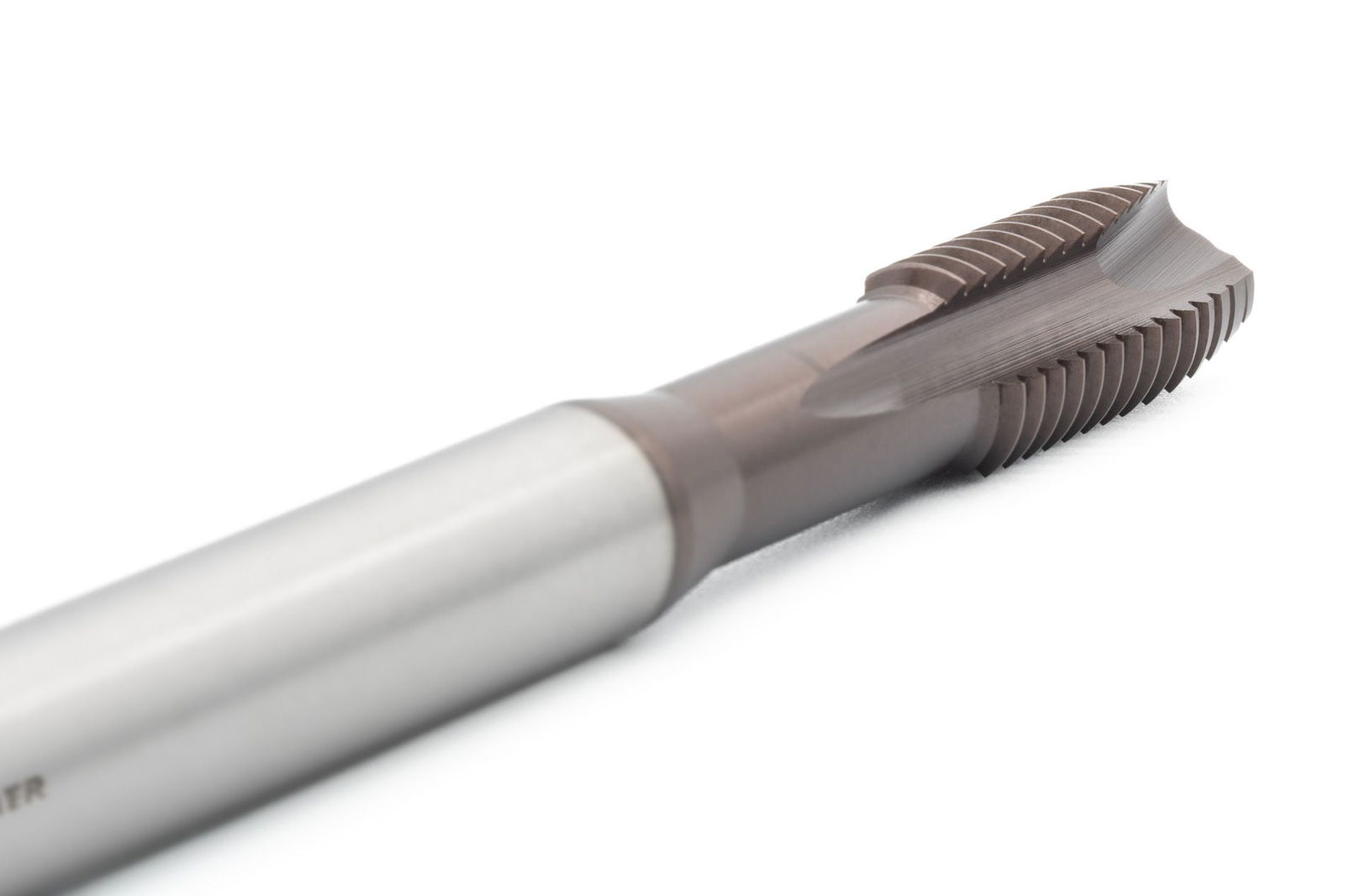 BAER HSSE-TiAlN Machine Tap Form B - UNF No. 8 x 36 - DIN 371 Stainless Steel – Image 3