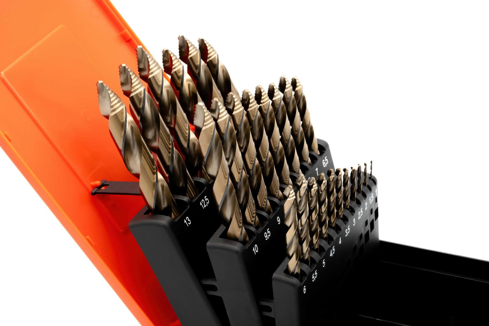 BAER HSSE/Co5 TurboCentrix drill bit set (0.5 mm incremental) 1 - 13 mm