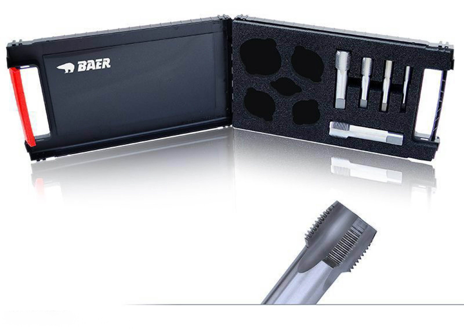 BAER Set HSSG: Taps G(BSP) 1/8'' - 3/4''