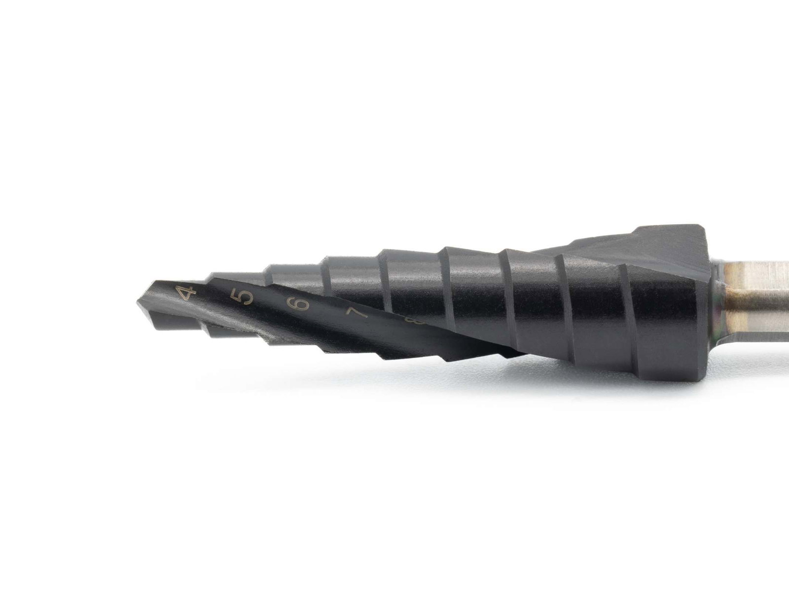 HSS-TiAlN Step Drill 4 - 12 mm (9 steps)