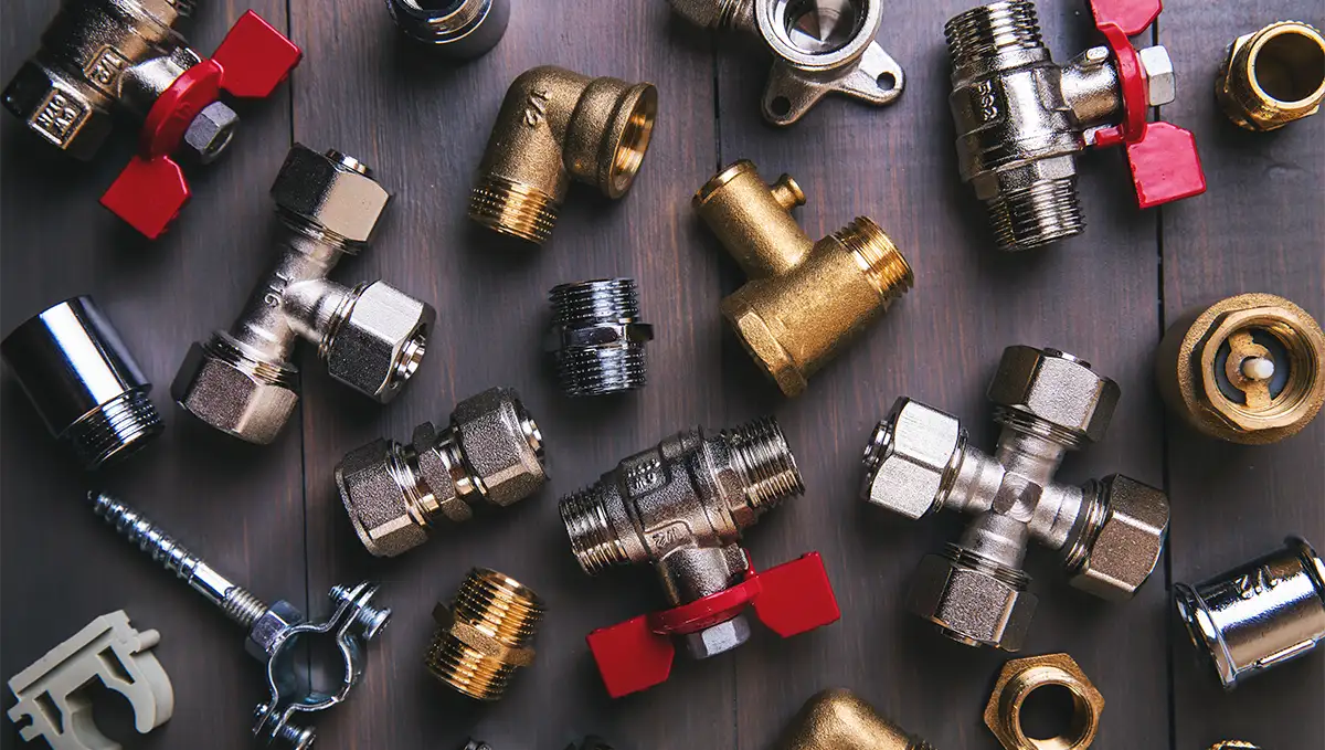 Verschiedene Sanitärfittings und Armaturen Verschiedene Sanitärfittings und Armaturen